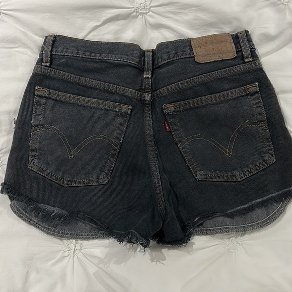 Vintage Levi High Waisted Shorts - Picture 2 of 4